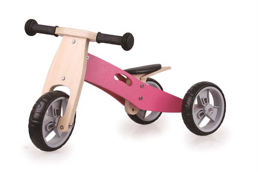 Løbecykel 2i1, Pink