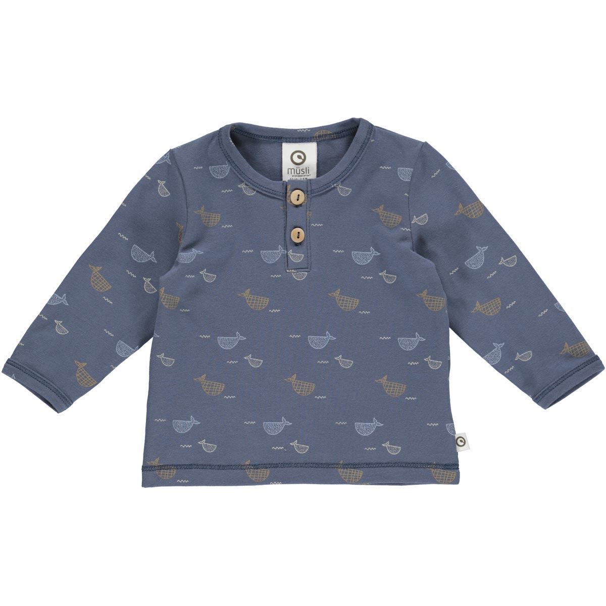 Müsli - WHALE bluse m. hvaler | Müsli Clothing – Green Collection - Minimin Outlet