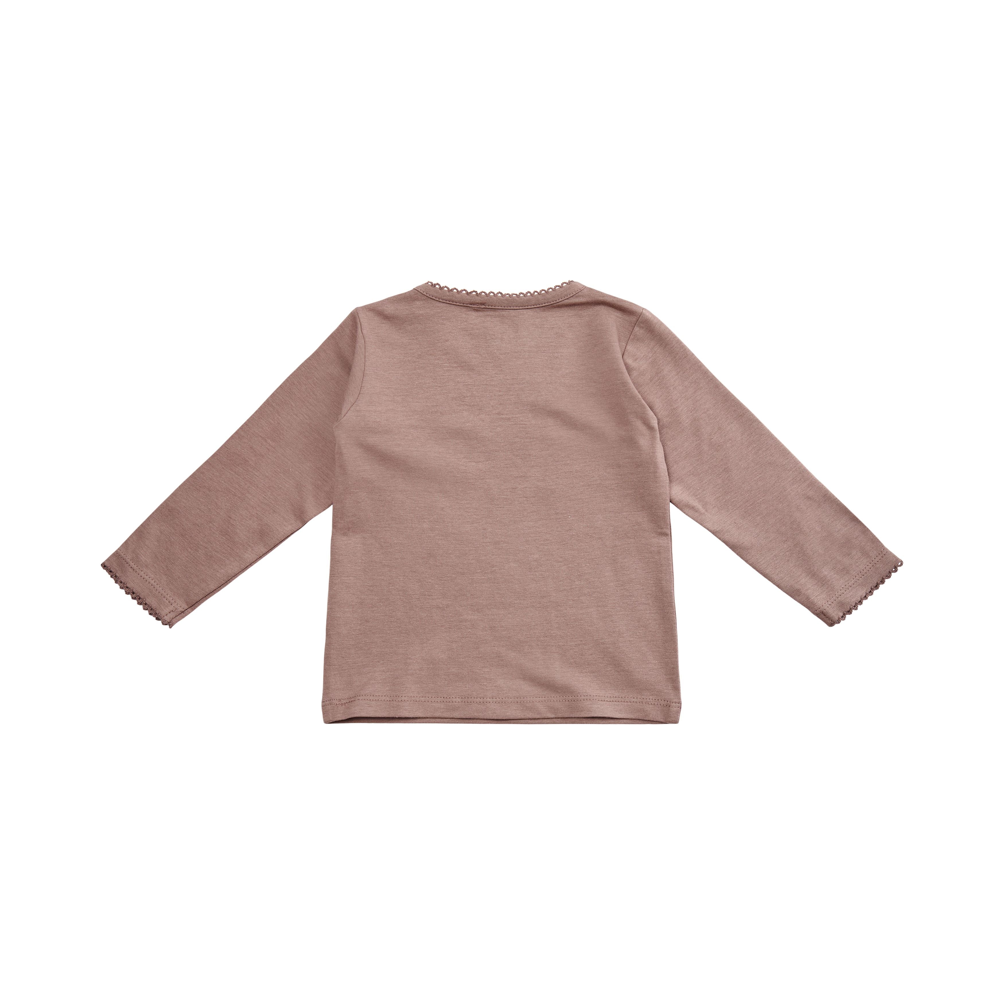 Sofie Schnoor Bluse - Warm Brown m. Blomster