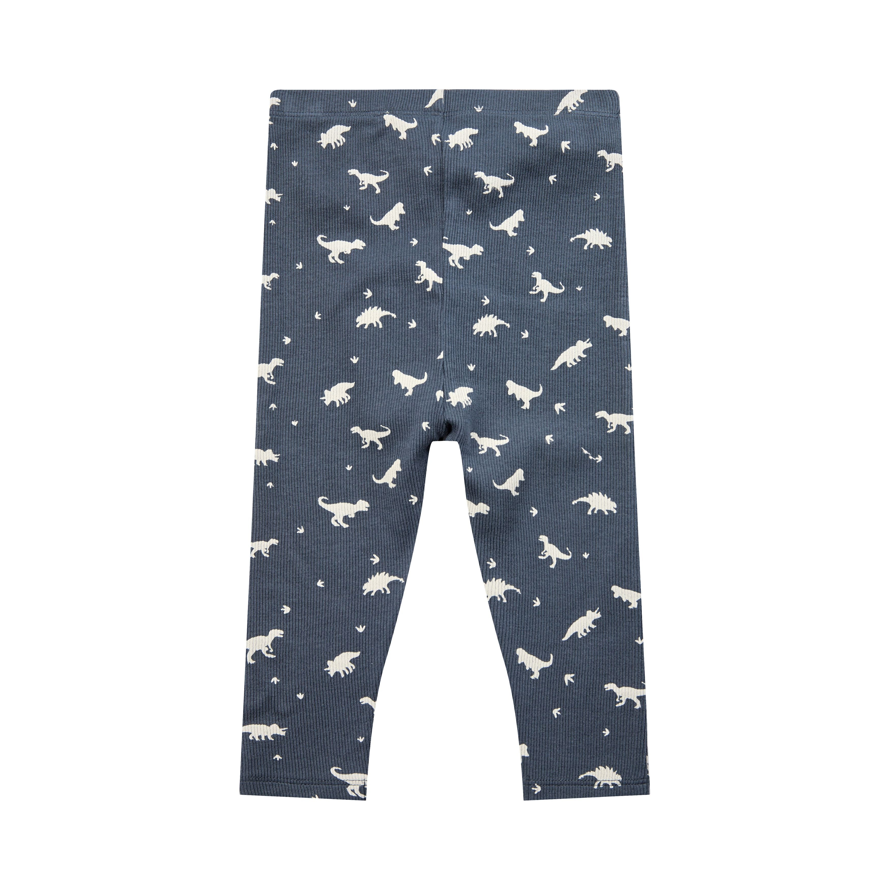 Sofie Schnoor Leggings - Rib - Navy m. Dinoer